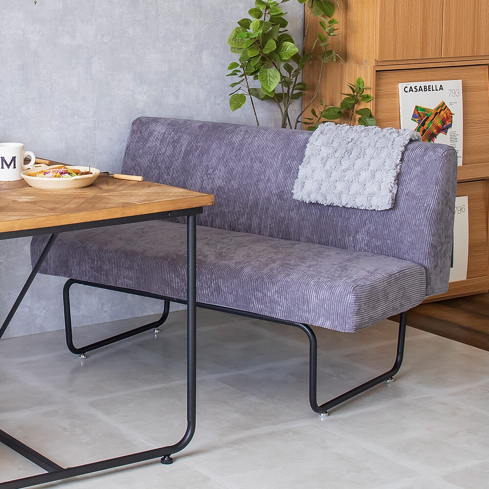 2人掛けソファ グレーカラー