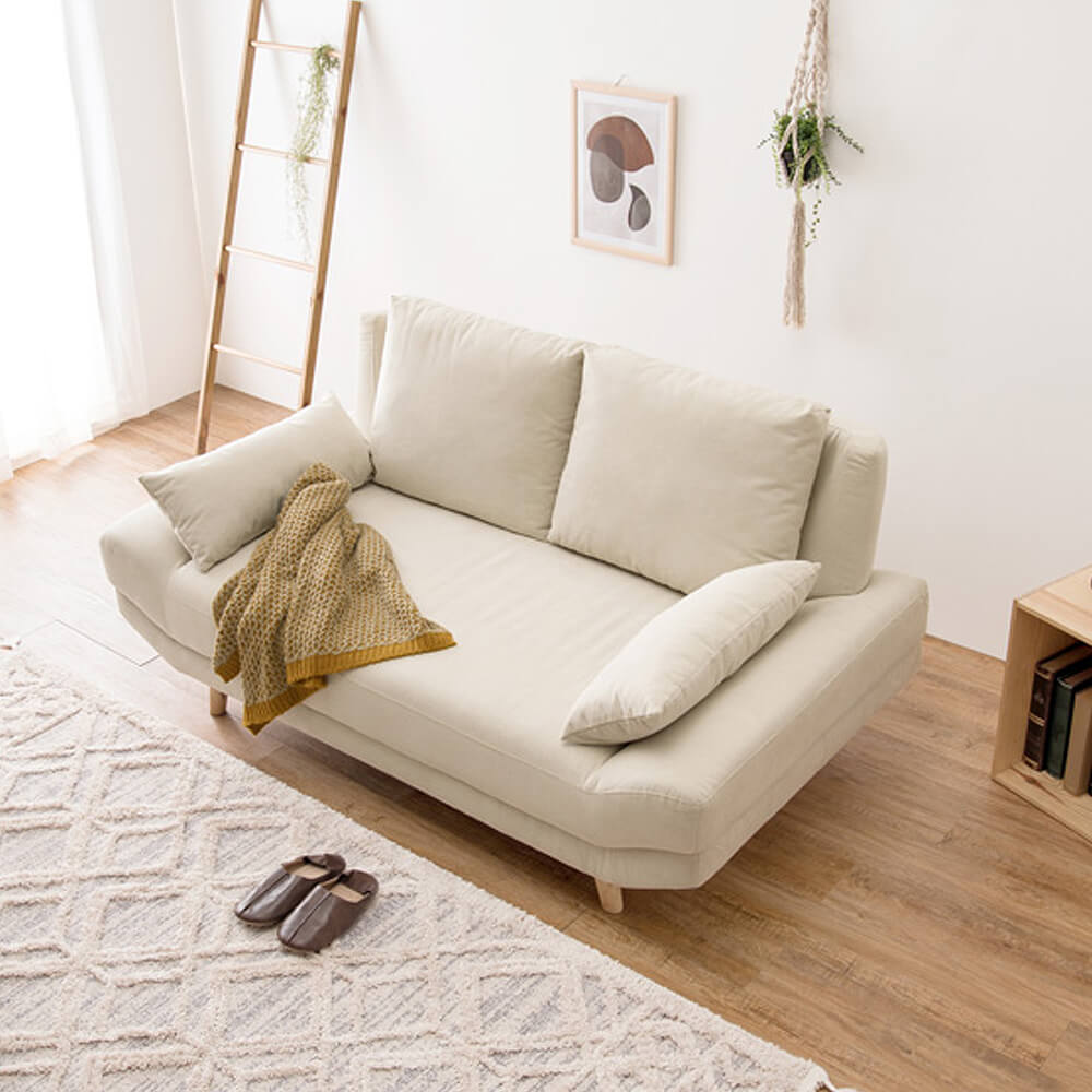 ワイド2人掛けソファ