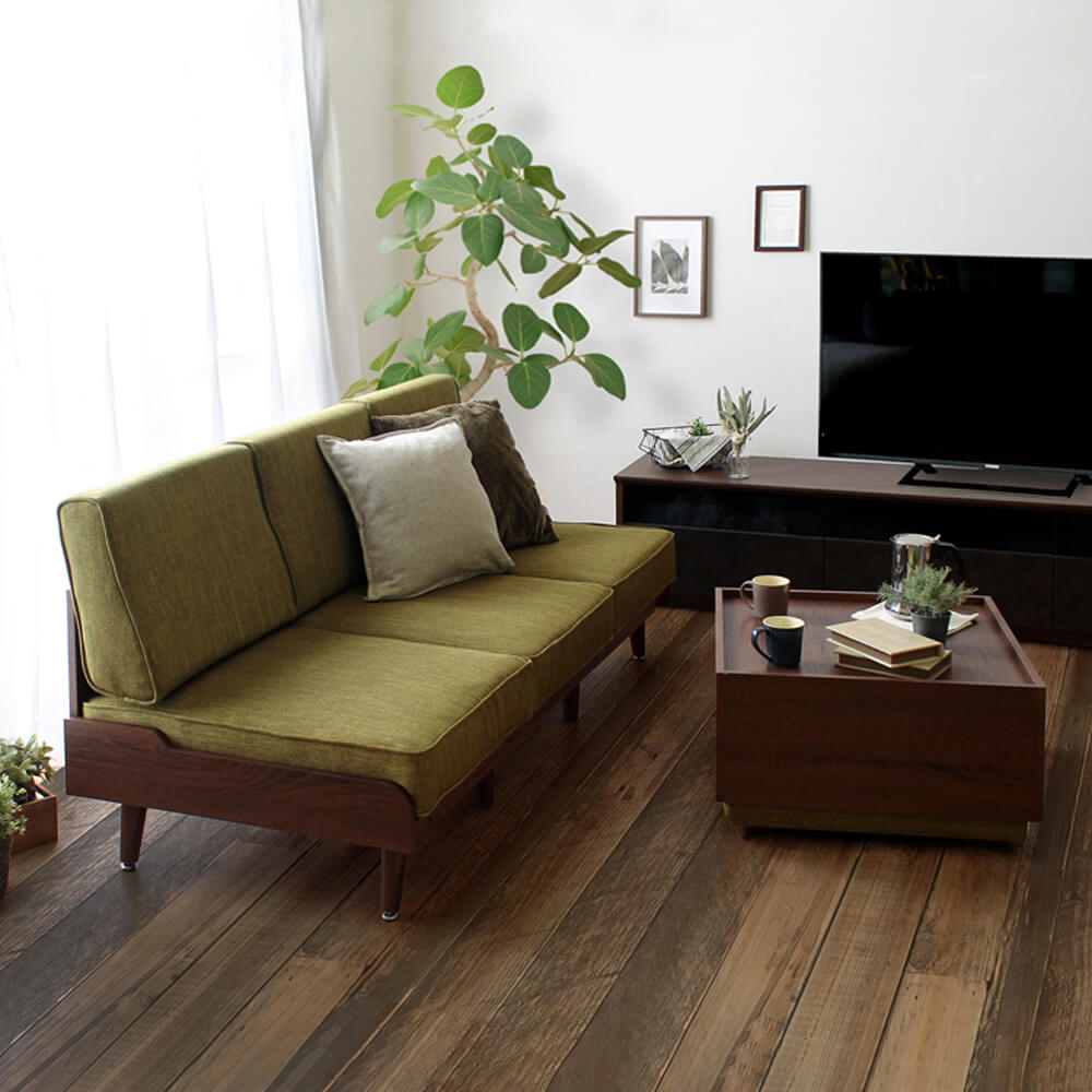 ソファ＆オットマン収納テーブルセット