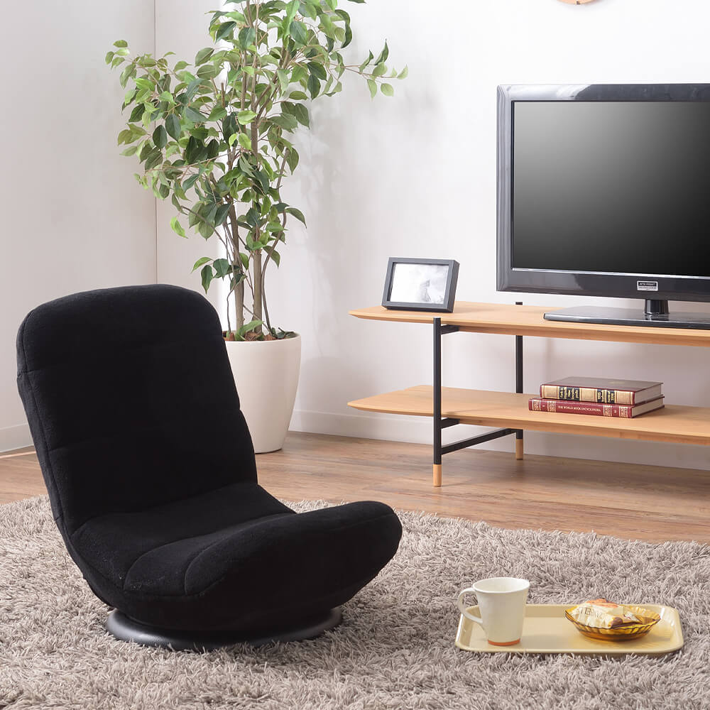 コンパクトフロアチェア 360度回転式