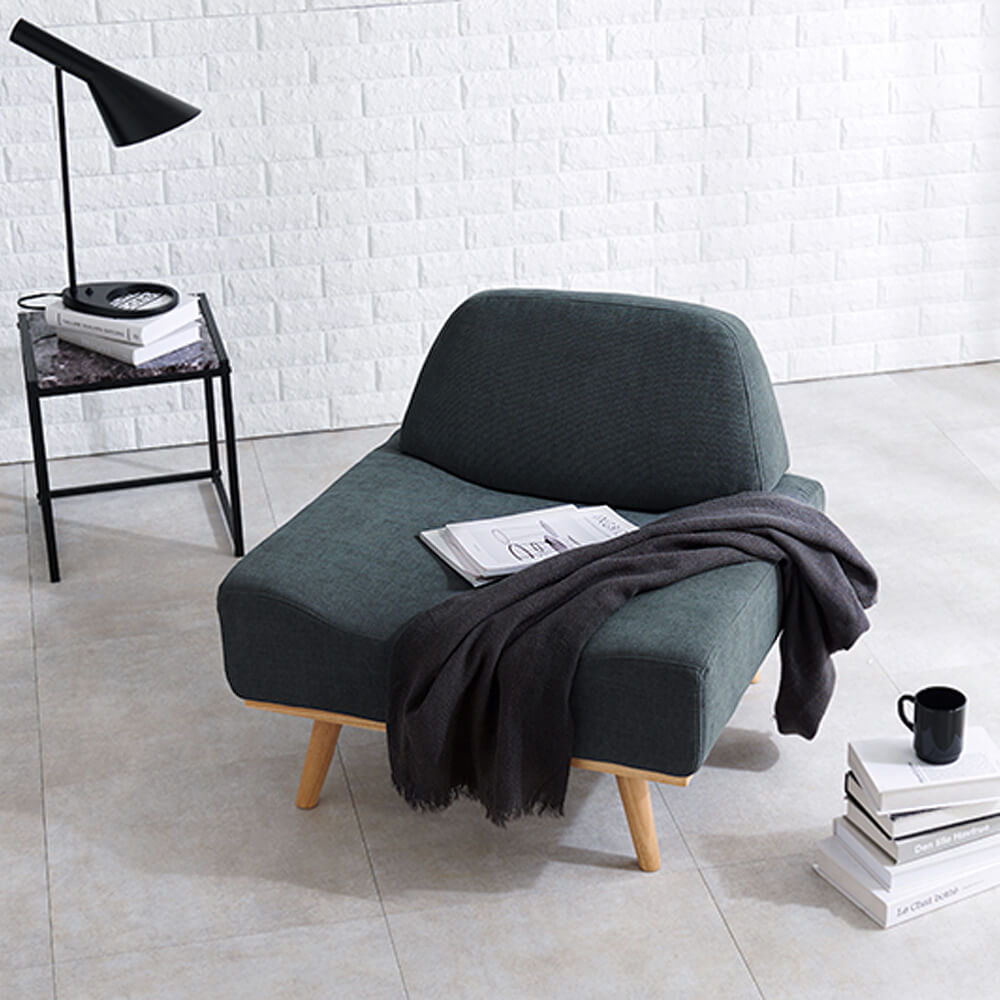 アームレス1人掛けソファ 