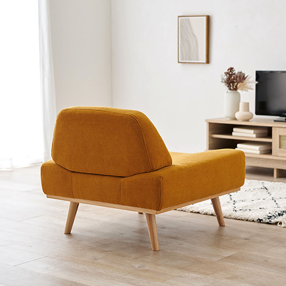 アームレス1人掛けソファ 