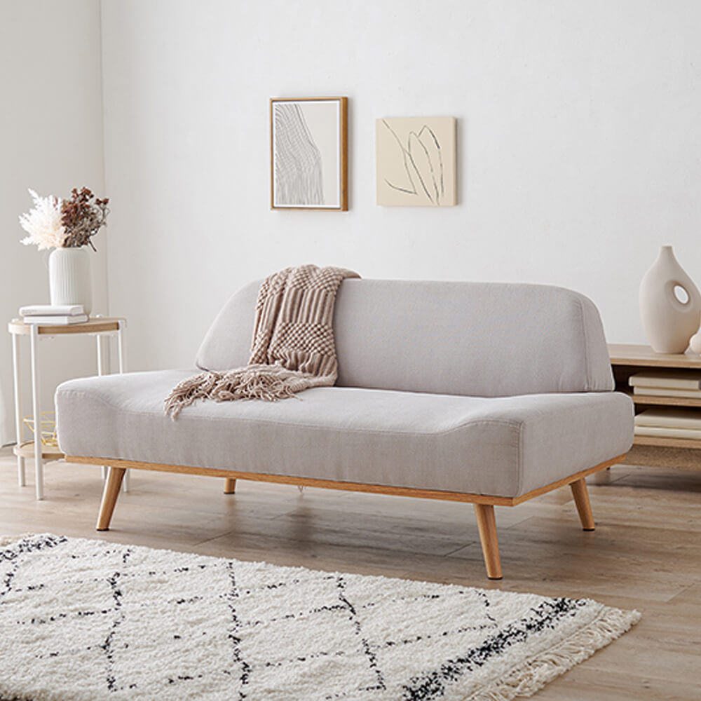 アームレス2人掛けソファ 