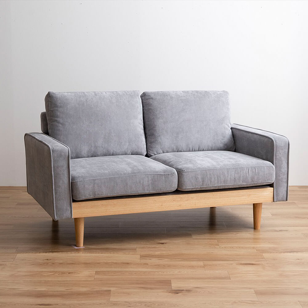 2人掛けコーデュロイソファ