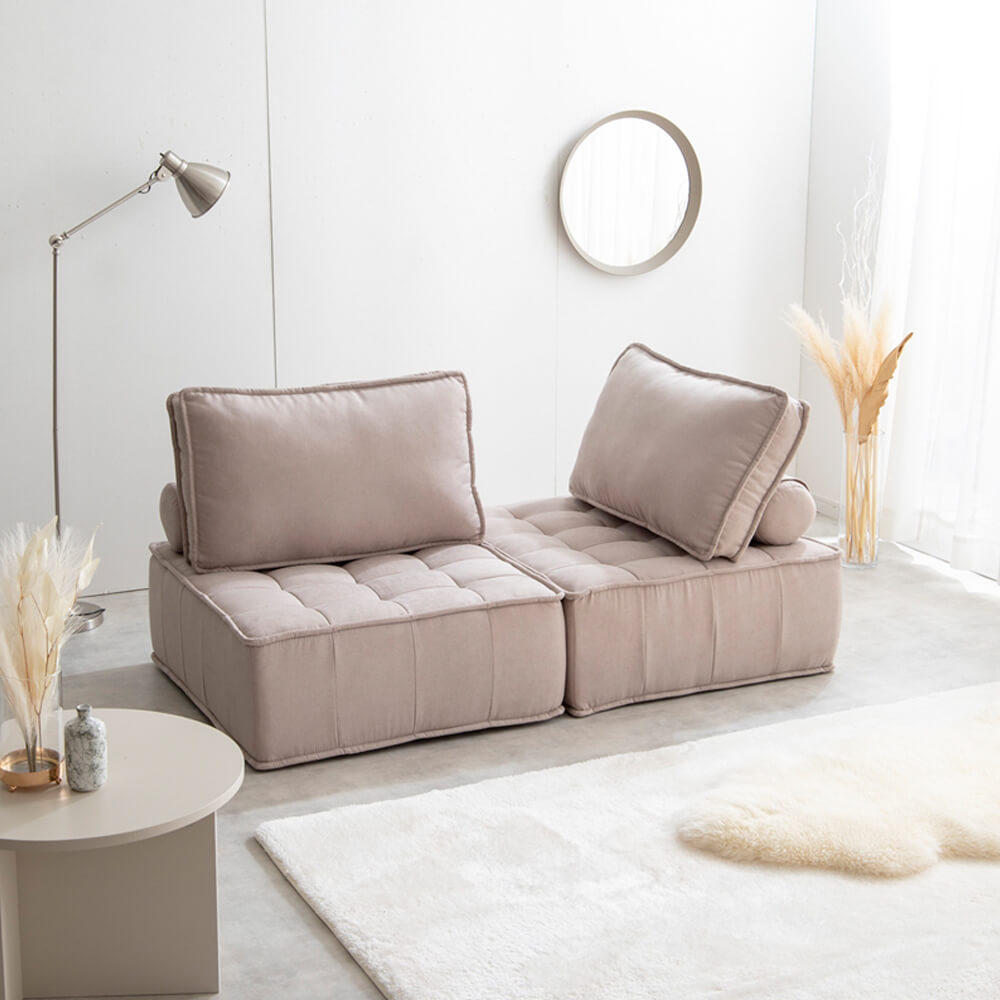 1人掛けローソファ 2点セット