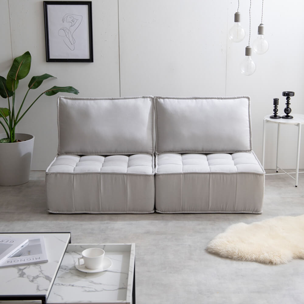 1人掛けローソファ 2点セット