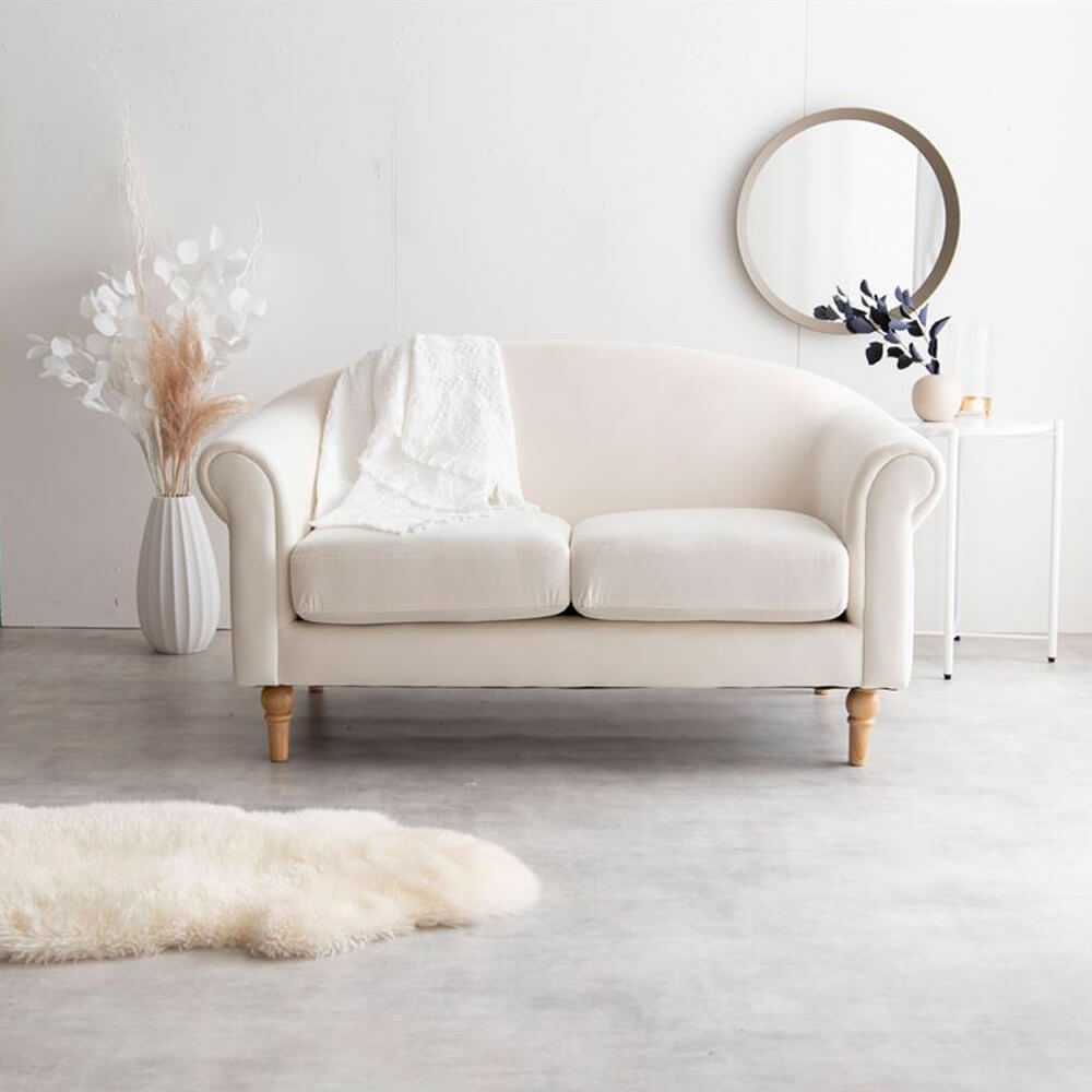 アンティーク調ベロアソファ