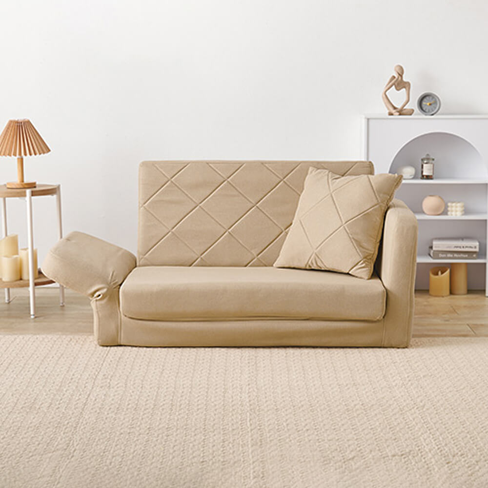 肘リクライニングソファベッド