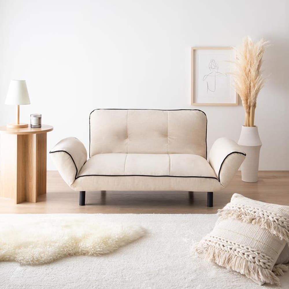 リクライニング2人掛けソファ