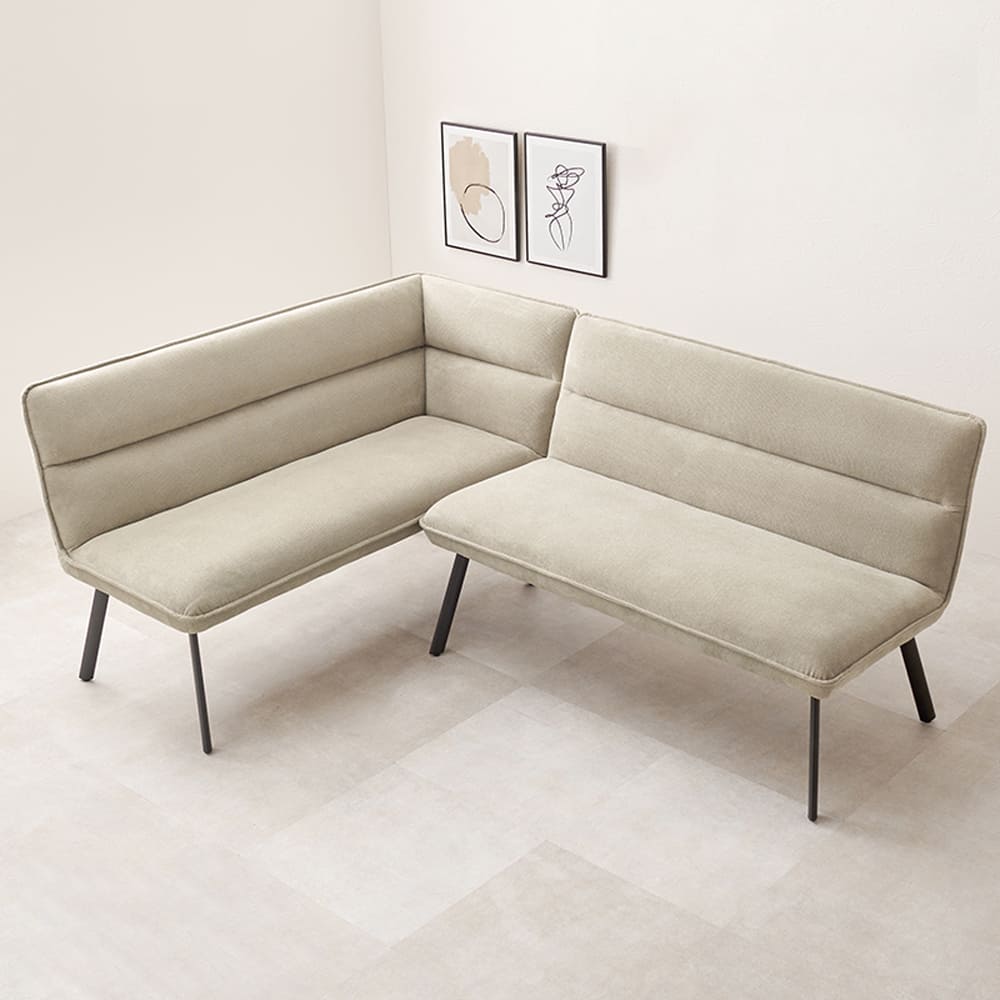 ダイニングソファ ２点セット 右肘タイプ