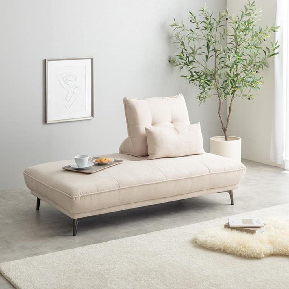 アイランドソファ+自立式背もたれクッション2点セット