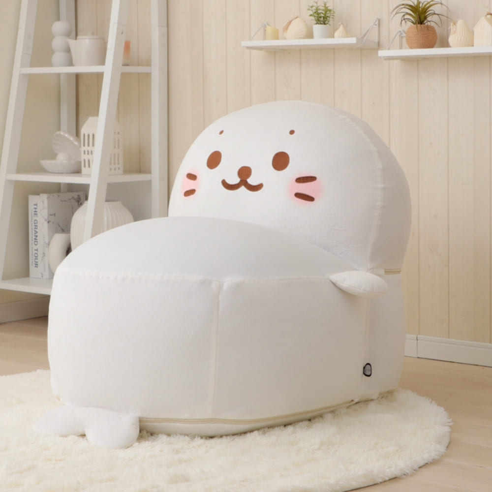しろたん ビーズソファ