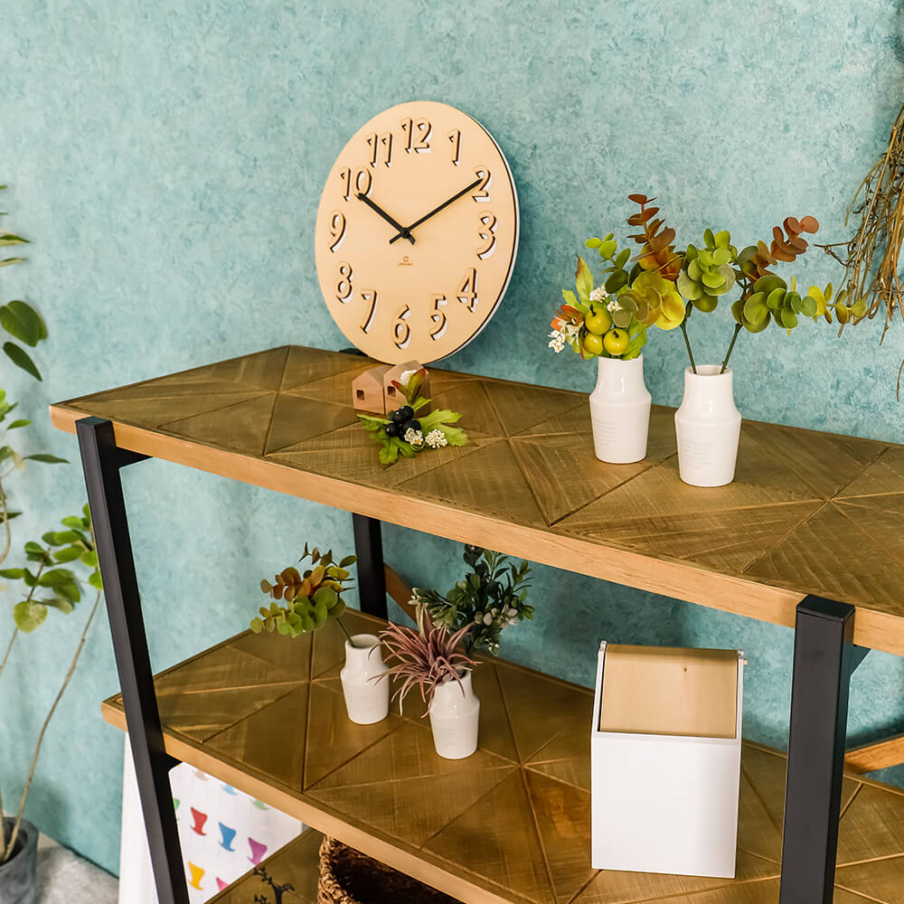 Kaleido（カレイド）  古材風4段ラック 幅90cmタイプ