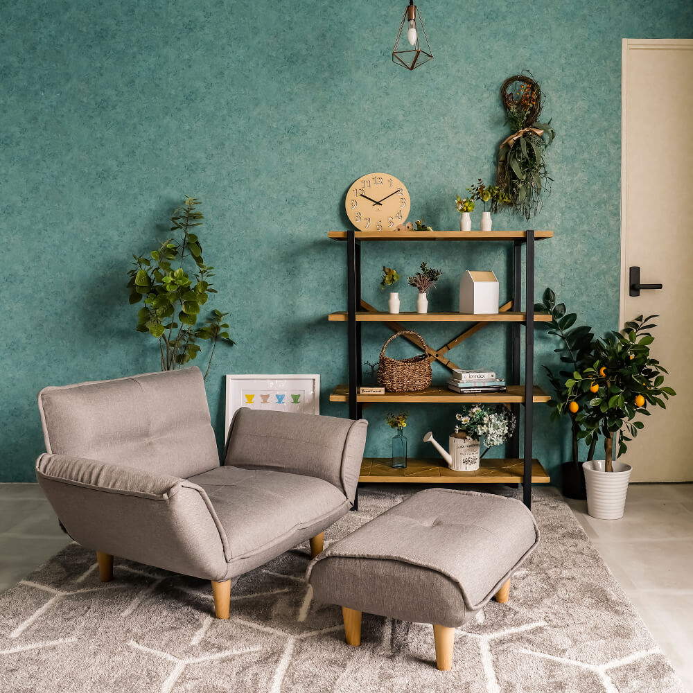 Kaleido（カレイド）  古材風4段ラック 幅90cmタイプ