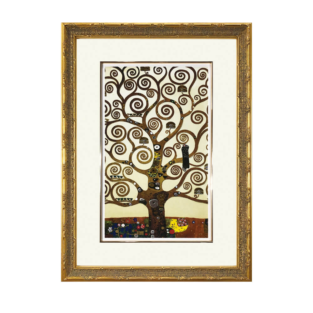 鶴岡義雄、【未来群像】、希少な画集画、新品高級額 額装付、状態良好