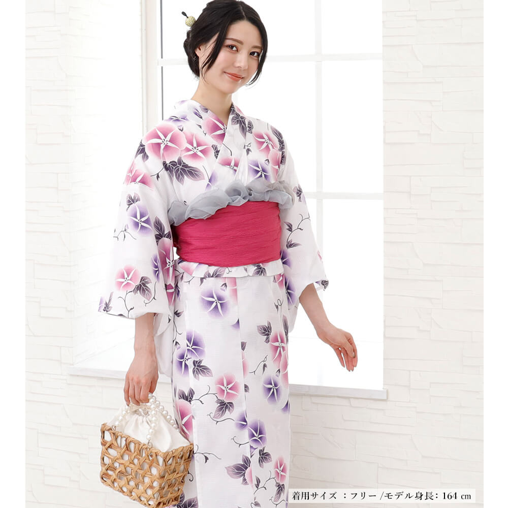 ひーちゃん 様専用✨涼しげ✨夏の爽やか 二部式浴衣 フリーサイズ